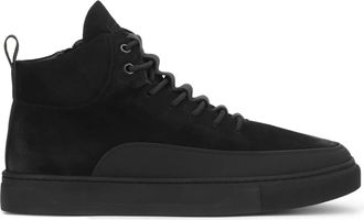 Kazar Ajaks Hoge Sneakers - Heren - Sneakers - Zwart - 42 EU - Leer - Schoenen