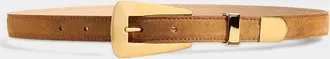 Khaite Lucca Suede Belt