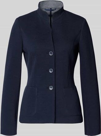 White Label Slim Fit Blazer mit Stehkragen in Marine, Gr&ouml;&szlig;e 34