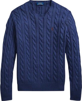 Ralph Lauren Truien & Vesten, Heren, Blauw, S, Katoen, Cotton Sweater