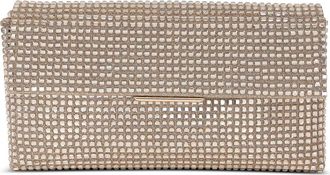Badgley Mischka Jayden Crystal Envelope in Gold at Nordstrom, Size Small