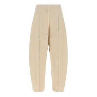 Nude Nude, Dames, Broeken, Beige, Maat: 2XS