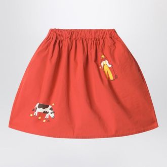 Bobo Choses Farm Adventure red skirt