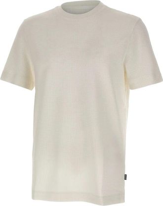 HUGO BOSS Thompson T-shirt - Heren - T-shirts - Wit - M - Katoen - Tops