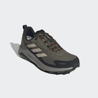 ADIDAS TERREX Wanderschuh ADIDAS TERREX TERREX ANYLANDER RAIN.RDY, Herren, Gr. 42, gr&uuml;n (olive strata, wonder beige, core schwarz), Textil, Schuhe Wanderschuh, wass