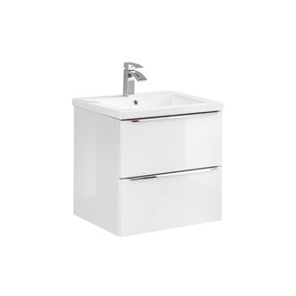 Petits Meubles Mueble lavabo encastrado estratificado Blanco