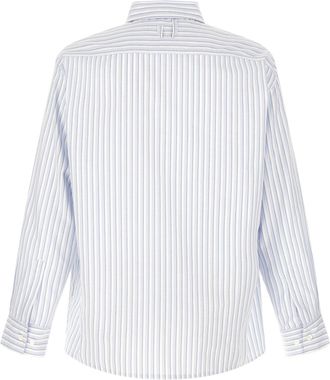 Jacquemus Striped Cotton Shirt - Blue