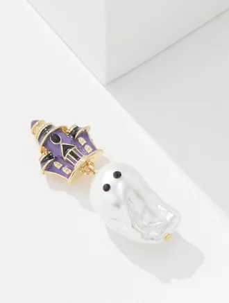 Talbots Ghostly Pearl Brooch - Ivory Pearl/Gold - 001 Talbots