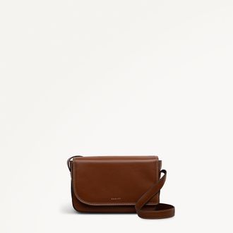 Radley London Cognac Small Flapover Cross Body Bag Pocket Street SS26 Radley London