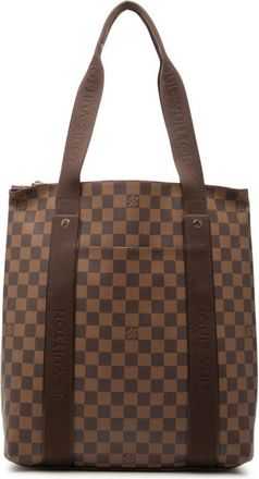 Louis Vuitton Brown Damier Canvas Ebene Pvc Leather Canvas Handbag Tote Bag (Pre-Owned)