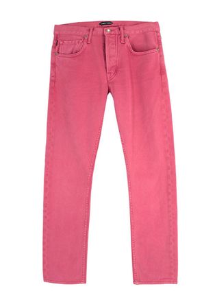 Tom Ford Pink Denim Slim Fit Jeans Size 30