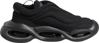 Dolce & Gabbana Black Slip On Low Top Wave Sneakers Womens Shoes