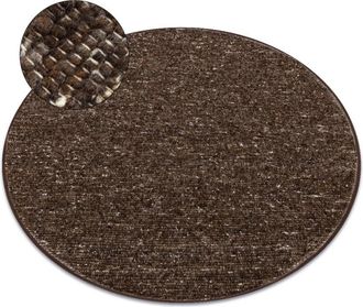 RugsX Rugsx - Alfombra Tabac Marr&oacute;n Nepal 2100 C&iacute;rculo - Lana, De Doble Cara, Natural Brown Circulo 120 Cm