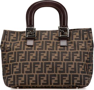 Fendi Pre-owned Fendi Small Zucca Canvas Twins Tote Ladies PFJJDXEROJMLBTH3