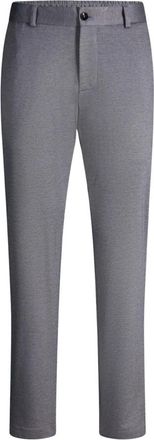 Strellson Broek met gedeeltelijk elastische tailleband - Heren - Nette broeken - Grijs - L - Leer - Broeken