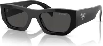 Prada Stijlvolle Sole Sneakers - unisex - Zonnebrillen - Zwart - 53 MM - Accessoires
