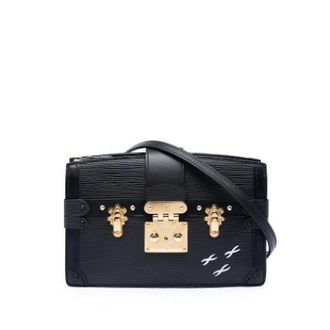 Louis Vuitton Pre-owned Trunk Clutch - Dames - Pre-owned - Zwart - Maat: ONE Size Leer