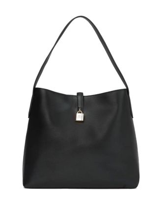 Karl Lagerfeld K/Autograph padlock-detail shoulder bag - women - Calf Leather - OS - Black