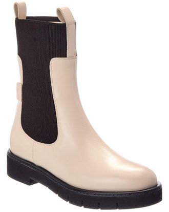 Ferragamo Rook Leather Bootie