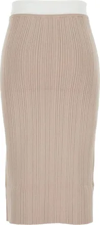 Diesel Womens Dress M-Zinia Pink Viscose Skirt