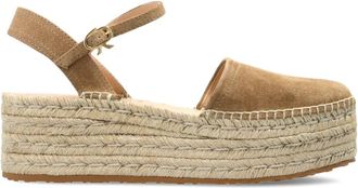 Gianvito Rossi Wedges, female, Brown, Size: 7 1/2 US Suede Platform Shoes