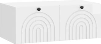 vidaXL Mueble Para Tv De Pared Brillante 78,5 X 41 X 30 Cm Vidaxl