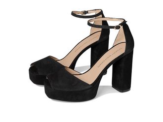 Stuart Weitzman Sabrina Platform Sandals Womens Dress Sandals Black : 10.5 M, Leather