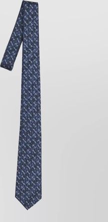 Gucci silk jacquard tie horsebit pattern