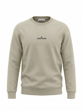 Stone Island Organic Cotton Fleece Sweatshirt