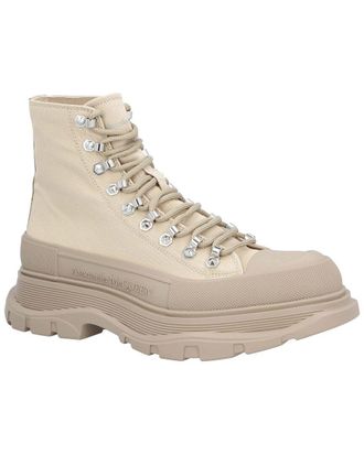 Alexander McQueen Alexander Mcqueen Mens Canvas Tread Slick Boot, Never Worn (Authentic Pre- Loved)