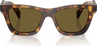 Prada 52mm Butterfly Sunglasses in Honey Tortoise /Dark Brown at Nordstrom
