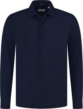 Dstrezzed Hemd - Heren - Casual Overhemden - Blauw - 2XL - Overhemden