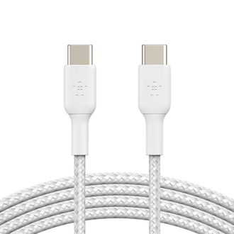 Belkin Cable Usb-c De Nylon Blanco 1 M Pack Doble