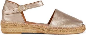 Penelope Chilvers Montserrat Ankle Strap Espadrille in Pewter at Nordstrom, Size 6Us