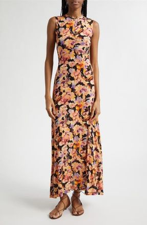 Ulla Johnson Lina Floral Maxi Dress in Night Bloom at Nordstrom, Size X-Large