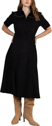 Hale Bob Kaisley Short Sleeve Midi Dress