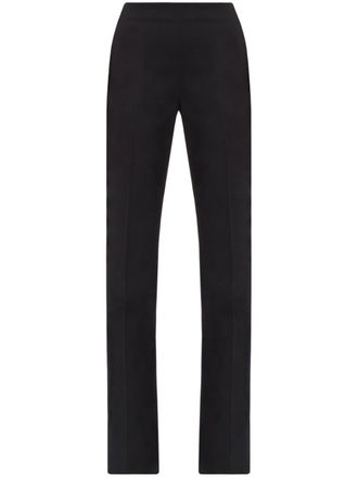 Ferragamo wool straight-leg trousers - Black