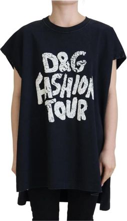 Dolce & Gabbana T-Shirts - Dames - T-shirts - Zwart - S - Tops