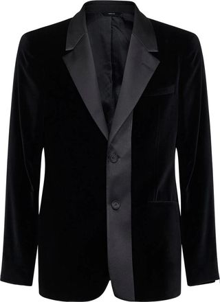 Fendi Single-breasted Satin-collar Cotton Jacket