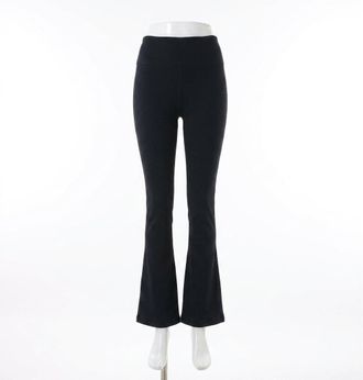Spanx Micro Flare Leggings Pant In Very Black