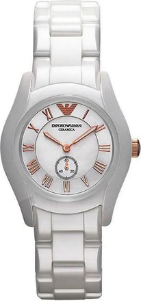 Emporio Armani Dameshorloge Kwarts Wit