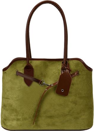 Generic Introti PU Leather Shoulder Bag Vintage Sling Bag Stylish Tote Commute (Green)