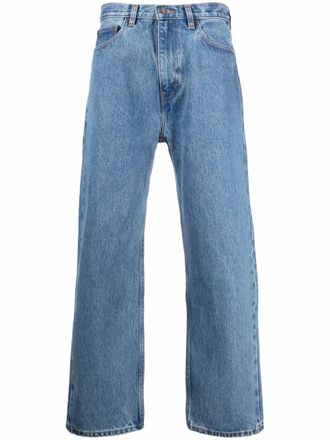 Levi's mid-rise straight-leg jeans - men - Cotton - 33 - Blue