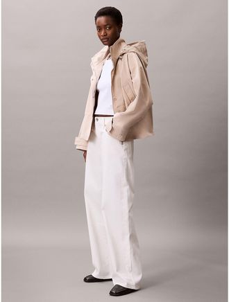 Calvin Klein Jeans Calvin Klein Womens Relaxed Waisted Jacket - Brown - XS