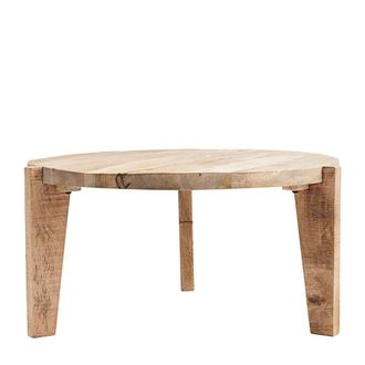 House Doctor Mesa de centro de madera beige