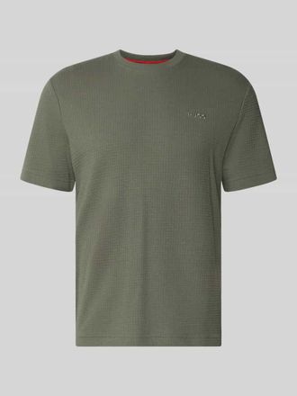 HUGO BOSS Regular Fit T-Shirt aus Baumwoll-Mix Modell AUSTIN in Khaki, Gr&ouml;&szlig;e XXL