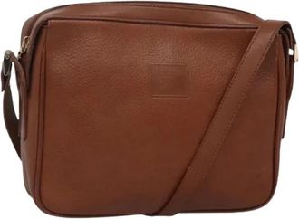 Burberry Pre-owned Cross Body Bags, female, Brown, Size: ONE SIZE Pre-owned Vintage Shoulder Bag