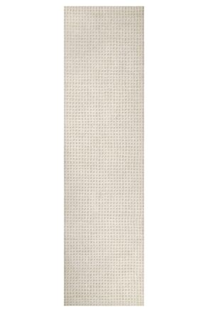 Wecon Home Alfombra de sal&oacute;n tufting a mano natural y beige 80x300