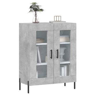 Berkfield Home Sideboard Concrete Grey 69.5x34x90 cm Engineered Wood