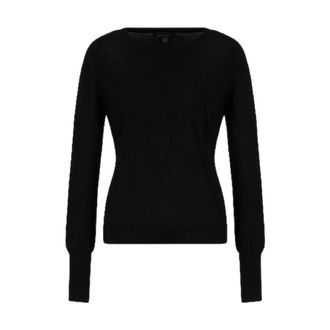A|X Armani Exchange Trui met ronde hals - Dames - Ronde hals truien - Zwart - XS - Wol - Truien & Vesten